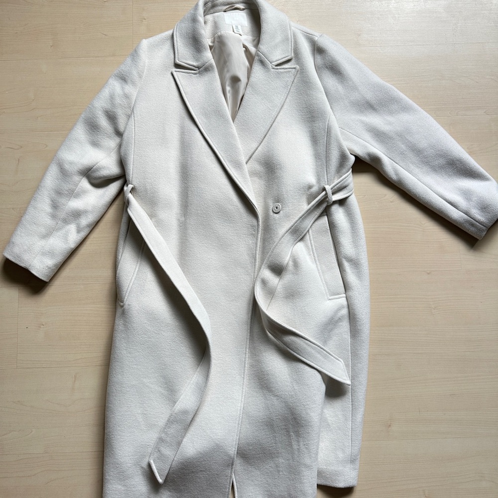 H&M Classic Cream Trench Coat